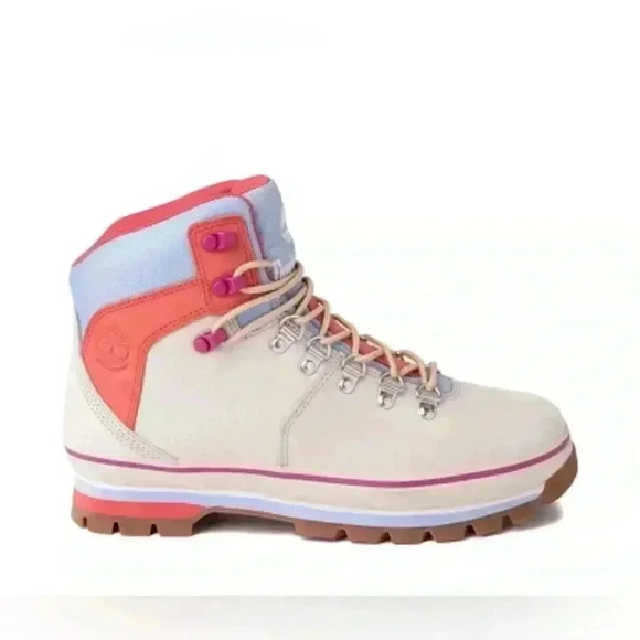 TIMBERLAND - Euro Hiker Waterproof Boot Gray / Pastel Color-Block 8 - Picture 1 of 7